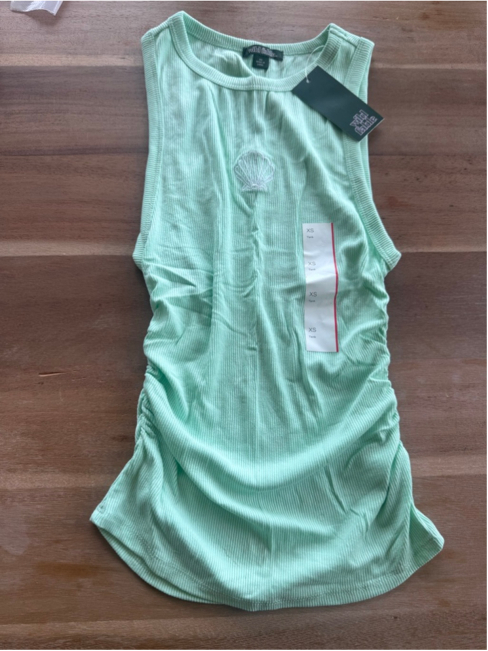 Wild Fable Mint Green Ribbed Tank Top XS